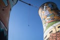 Guy bungee jumping from the Orlando Towers in Soweto