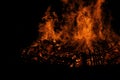 Guy Faulks bonfire night and fireworks in Battersea park London Royalty Free Stock Photo