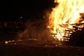 Guy Faulks bonfire night and fireworks in Battersea park London Royalty Free Stock Photo