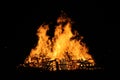 Guy Faulks bonfire night and fireworks in Battersea park London Royalty Free Stock Photo