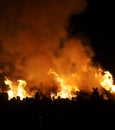 Guy Fawkes Bonfire Royalty Free Stock Photo