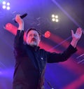 Guy Garvey of Elbow performs at the Bristol Sounds concert, Bristol, June 2019. Royalty Free Stock Photo
