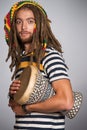 Guy rastafarian Royalty Free Stock Photo