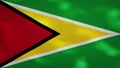 Guyana dense flag fabric wavers, background loop