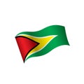 Guyana flag, illustration Royalty Free Stock Photo