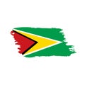 Guyana flag, illustration Royalty Free Stock Photo