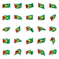 Guyana flag, vector illustration Royalty Free Stock Photo