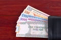 Guyanese dollars in the wallet