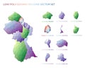 Guyanese low poly regions.