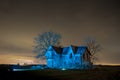 guyitt house canadas most photographed abandoned house abandoned house lit with drone