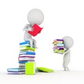 Guys with books Royalty Free Stock Photo