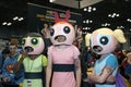 Guys wearing Power Puff Girl costumes at NY Comic Con