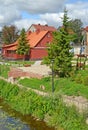 GVARDEYSK, RUSSIA. The House Museum of German artist Lovis Corint on the banks of the River Deima. Kaliningrad