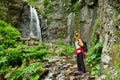 Gveleti Small Waterfalls in Giorgia Royalty Free Stock Photo