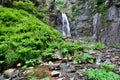 Gveleti Small Waterfalls in Giorgia Royalty Free Stock Photo