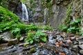 Gveleti Small Waterfalls in Giorgia Royalty Free Stock Photo