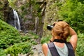 Gveleti Small Waterfalls in Giorgia Royalty Free Stock Photo