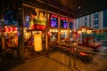 A view of one of the restaurants with in the Tokyu Kabukicho Tower located in Shinjuku in Tokyo, Japan Royalty Free Stock Photo