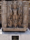 Gwalior, Madhya Pradesh/India - March 15, 2020 : Sculpture of Surya built in 13th Century A.D