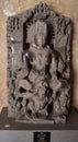 Gwalior, Madhya Pradesh/India - March 15, 2020 : Sculpture of Vishnu built in 11-12th Century A.D