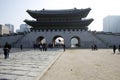 Gwanghwamun gate at Gyeongbokgung Palace downtown Seoul