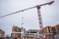 Downtown Atlanta Georgia construction site buildings Royalty Free Stock Photo