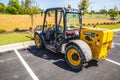 View of a yellow construction vehicle 525-60