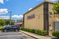 TGI Fridays Restaurant back corner view and cars