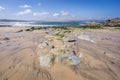 Gwithian beach near godrevy lighthouse