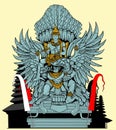 gwk balinese statue iconic bali Royalty Free Stock Photo