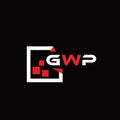 GWP creative minimalist letter logo. GWP unique vector initials alphabet letter logo design GWP creative minimalist letter logo. Royalty Free Stock Photo