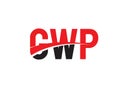 GWP Letter Initial Logo Design Vector Illustration Royalty Free Stock Photo
