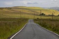 Gwrhyd mountain road Royalty Free Stock Photo