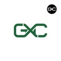 GXC Logo Letter Monogram Design Royalty Free Stock Photo