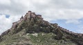 Gyantse Dzong or Gyantse Fortress is one of the best preserved dzongs in Tibet Royalty Free Stock Photo