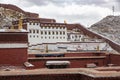 Gyantse Fort, Gyantse town, Gyantse County, Shigatse Prefecture, Tibet Autonomous Region Royalty Free Stock Photo