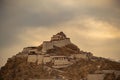 Gyantse fort in Tibet Autonomous Region, Royalty Free Stock Photo