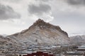 Gyantse fort, Town Gyantse, Gyantse County, Shigatse Prefecture, Tibet Autonomous Region Royalty Free Stock Photo