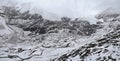 Gyantse Karola Glacier in Gyantse County in Tibet Royalty Free Stock Photo