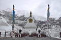 Gyantse Karola Glacier in Gyantse County in Tibet Royalty Free Stock Photo