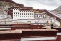 Gyantse fort, Town Gyantse, Gyantse County, Shigatse Prefecture, Tibet Autonomous Region Royalty Free Stock Photo