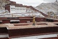 Gyantse Fort, Gyantse town, Gyantse County, Shigatse Prefecture, Tibet Autonomous Region Royalty Free Stock Photo