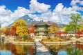 Gyeongbokgung Palace in autumn, Korea.