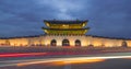 Gyeongbokgung Palace at night