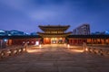 Gyeongbokgung Palace at night is beautiful, Seoul, South Korea