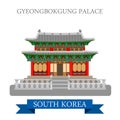 Gyeongbokgung Palace Seoul South Korea landmarks flat attraction