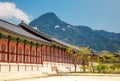 Gyeongbokgung Palace in Seoul, South Korea. At spring Royalty Free Stock Photo