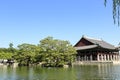 Gyeonghoeru Pavilion surrounded by pond Royalty Free Stock Photo