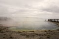 Gyeser Pools in Yellowstone Royalty Free Stock Photo