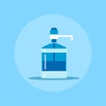 Water bottle icon Royalty Free Stock Photo